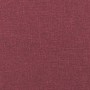 Sofá de 3 plazas de tela rojo tinto 180 cm en Sofás | Comprar online en Foru.es