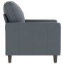 Sillón de terciopelo gris oscuro 60 cm en Sofás | Comprar online en Foru.es