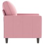 Sillón de terciopelo rosa 60 cm en Sofás | Comprar online en Foru.es