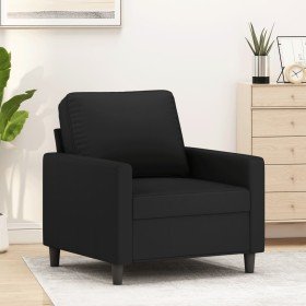 Sillón de terciopelo negro 60 cm en Sofás | Comprar online en Foru.es