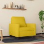 Sillón de terciopelo amarillo 60 cm en Sofás | Comprar online en Foru.es