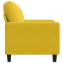 Sillón de terciopelo amarillo 60 cm en Sofás | Comprar online en Foru.es