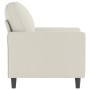 Sillón de terciopelo color crema 60 cm en Sofás | Comprar online en Foru.es