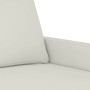 Sofá de 2 plazas terciopelo color crema 120 cm en Sofás | Comprar online en Foru.es