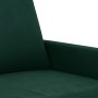 Sofá de 2 plazas de terciopelo verde oscuro 140 cm en Sofás | Comprar online en Foru.es