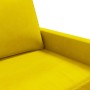 Sofá de 2 plazas terciopelo amarillo 140 cm en Sofás | Comprar online en Foru.es