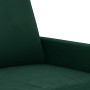 Sofá de 3 plazas terciopelo verde oscuro 180 cm en Sofás | Comprar online en Foru.es