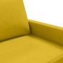 Sofá de 3 plazas terciopelo amarillo 180 cm en Sofás | Comprar online en Foru.es