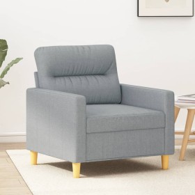 Sillón de tela gris claro 60 cm en Sofás | Comprar online en Foru.es