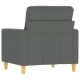 Sillón de tela gris oscuro 60 cm en Sofás | Comprar online en Foru.es
