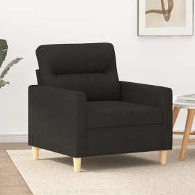 Sillón de tela negro 60 cm en Sofás | Comprar online en Foru.es