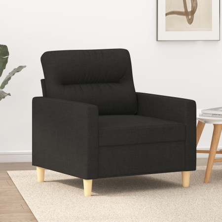 Sillón de tela negro 60 cm en Sofás | Comprar online en Foru.es
