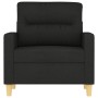 Sillón de tela negro 60 cm en Sofás | Comprar online en Foru.es