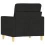 Sillón de tela negro 60 cm en Sofás | Comprar online en Foru.es