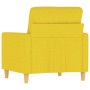 Sillón de tela amarillo claro 60 cm en Sofás | Comprar online en Foru.es