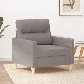 Sillón de tela gris taupé 60 cm en Sofás | Comprar online en Foru.es