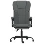 Silla de oficina reclinable de tela gris oscuro de vidaXL, Sillas de oficina - Ref: Foro24-349618, Precio: 119,14 €, Descuent...