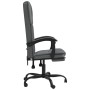 Silla de oficina reclinable de tela gris oscuro de vidaXL, Sillas de oficina - Ref: Foro24-349618, Precio: 119,14 €, Descuent...
