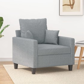 Sillón de tela gris claro 60 cm en Sofás | Comprar online en Foru.es