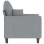 Sillón de tela gris claro 60 cm en Sofás | Comprar online en Foru.es