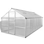 Invernadero de aluminio gris antracita 10,53 m² de vidaXL, Invernaderos - Ref: Foro24-43556, Precio: 986,31 €, Descuento: %