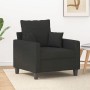 Sillón de tela negro 60 cm en Sofás | Comprar online en Foru.es