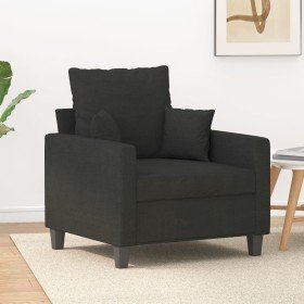Sillón de tela negro 60 cm en Sofás | Comprar online en Foru.es