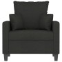 Sillón de tela negro 60 cm en Sofás | Comprar online en Foru.es