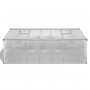 Invernadero de aluminio gris antracita 10,53 m² de vidaXL, Invernaderos - Ref: Foro24-43556, Precio: 986,31 €, Descuento: %