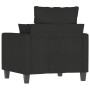 Sillón de tela negro 60 cm en Sofás | Comprar online en Foru.es