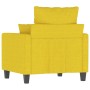 Sillón de tela amarillo claro 60 cm en Sofás | Comprar online en Foru.es