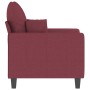 Sillón de tela rojo tinto 60 cm en Sofás | Comprar online en Foru.es