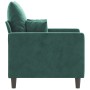 Sillón de terciopelo verde oscuro 60 cm en Sofás | Comprar online en Foru.es