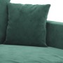 Sillón de terciopelo verde oscuro 60 cm en Sofás | Comprar online en Foru.es
