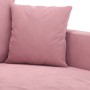 Sillón de terciopelo rosa 60 cm en Sofás | Comprar online en Foru.es
