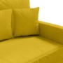 Sofá de 2 plazas terciopelo amarillo 120 cm en Sofás | Comprar online en Foru.es