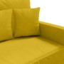 Sofá de 2 plazas terciopelo amarillo 140 cm en Sofás | Comprar online en Foru.es