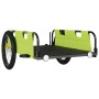 Remolque para bicicletas hierro y tela Oxford verde de vidaXL, Remolques para bicicletas - Ref: Foro24-94179, Precio: 95,80 €...