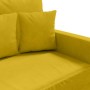 Sofá de 3 plazas terciopelo amarillo 180 cm en Sofás | Comprar online en Foru.es