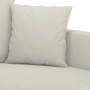 Sofá de 3 plazas terciopelo color crema 180 cm en Sofás | Comprar online en Foru.es