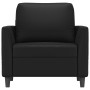 Sillón cuero sintético negro 60 cm en Sofás | Comprar online en Foru.es