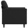Sillón cuero sintético negro 60 cm en Sofás | Comprar online en Foru.es