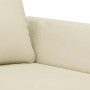 Sillón cuero sintético crema 60 cm en Sofás | Comprar online en Foru.es