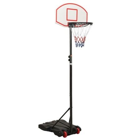 Canasta de baloncesto polietileno blanco 216-250 cm de vidaXL, Canastas de baloncesto - Ref: Foro24-93655, Precio: 87,88 €, D...
