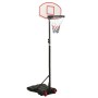 Canasta de baloncesto polietileno blanco 216-250 cm de vidaXL, Canastas de baloncesto - Ref: Foro24-93655, Precio: 87,88 €, D...
