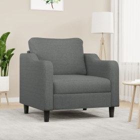 Sillón de tela gris oscuro 60 cm en Sofás | Comprar online en Foru.es