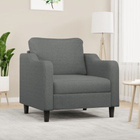 Sillón de tela gris oscuro 60 cm en Sofás | Comprar online en Foru.es