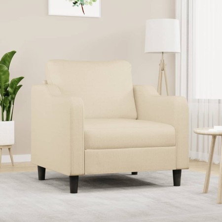 Sillón de tela color crema 60 cm en Sofás | Comprar online en Foru.es