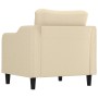Sillón de tela color crema 60 cm en Sofás | Comprar online en Foru.es