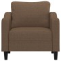 Sillón de tela marrón 60 cm en Sofás | Comprar online en Foru.es